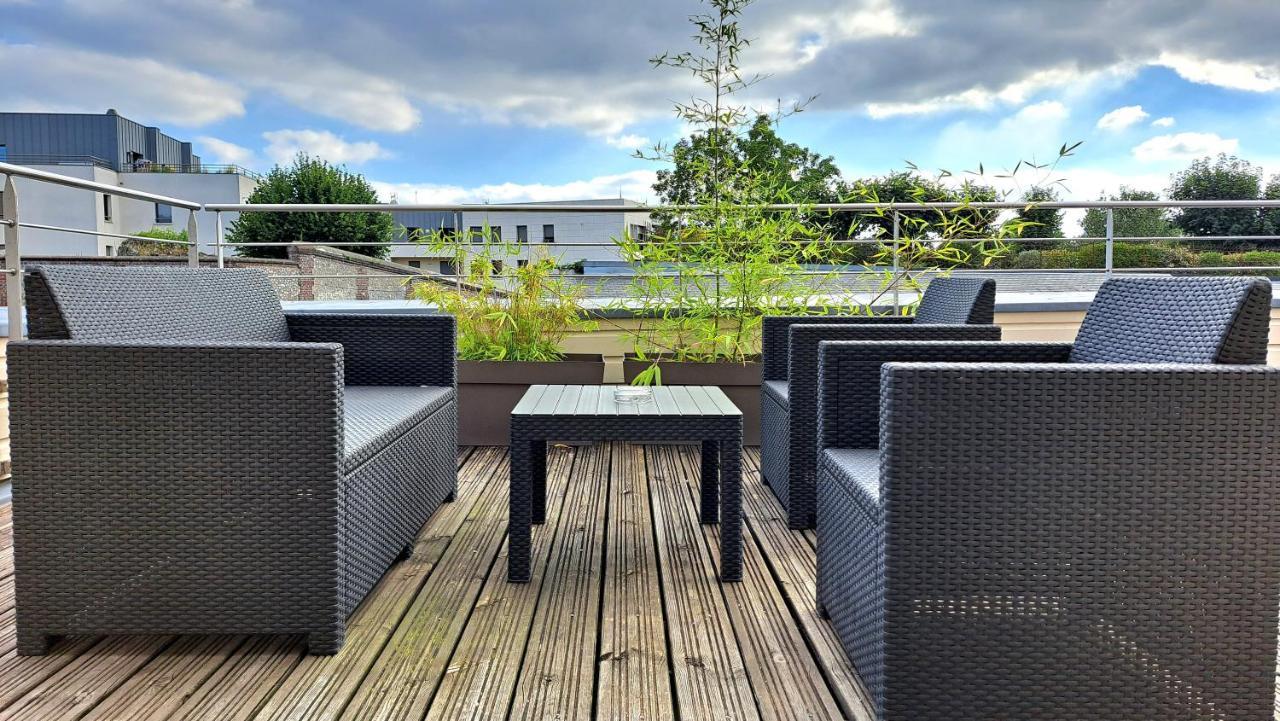 Le Canyon Rouen Centre By Myfrenchpat Terrasse & Parking Exteriör bild