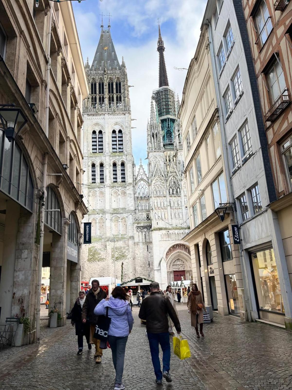 Le Canyon Rouen Centre By Myfrenchpat Terrasse & Parking Exteriör bild